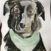Paco 37x27. Un projet de Aquarelle de Camila Molina Loyola - 26.03.2020