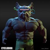 Mi Proyecto del curso:  Modelado profesional de personajes cartoon 3D. Un proyecto de 3D, Art to y Concept Art de Juan Diego Abreu Higuera - 30.03.2020