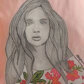Mi Proyecto del curso: Retrato con lápiz, técnicas de color y Photoshop. Pencil Drawing project by Pili Hierro - 03.30.2020