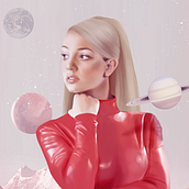 Britney. Fine Arts, Sketching, Creativit, Drawing, Artistic Drawing, Portrait Drawing, Digital Drawing, Art Direction, Design, Digital Design, and Editorial Design project by Sara Vera Lecaro - 03.30.2020