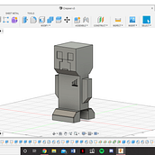 Mi Proyecto del curso: Crepeer videojuego Minecraft + estilo propio. 3D, and Character Animation project by Adrian Gonzalez Navarro - 03.31.2020
