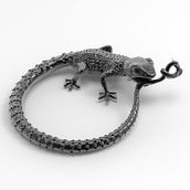 Salamanquesa.. 3D, Jewelr, and Design project by jordigarciapons - 01.31.2016