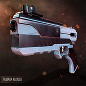 Pium Pium Gun. 3D, and 3D Modeling project by Tamara Alonso Guerra - 03.31.2020