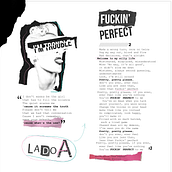 Vinilo - P!nk . % Barbara Cabrera tarafından hazırlanan Editöryal Tasarım projesi - 09.18.2018