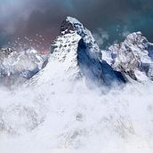 Mi Proyecto del curso: Matte Painting: Montañas de Invierno.  project by Sara Junquera - 04.01.2020