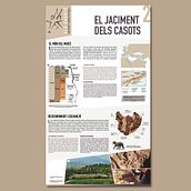 PLAFONES INTERPRETATIVOS. Jaciment "Els Casots". Un projet de Design graphique de Marta Palmero Gimenez - 01.03.2019