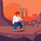 Mi Proyecto del curso: Introducción al diseño de personajes en pixel art. Animation, Character Design, Game Design, and Pixel Art project by Gemel Aixut - 04.01.2020