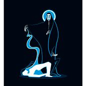 Bruja Nocturna. Digital Illustration project by David Ignacio Ramirez Torres - 01.10.2020