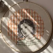 Mi Proyecto del curso: Creación de retratos bordados Ein Projekt aus dem Bereich Stickerei von paulina - 06.04.2020
