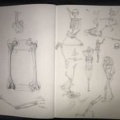 Mi Proyecto del curso: Dibujo anatómico para principiantes. Sketching project by girottysepulveda - 04.02.2020
