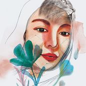 My project in Illustrated Portrait in Watercolor course. Un progetto di Illustrazione tradizionale e Pittura ad acquerello di ttxiong - 02.04.2020