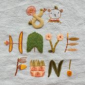 My Project for Introduction to Raised Embroidery. Arts, and Crafts project by Shu Ning Lim - 04.02.2020
