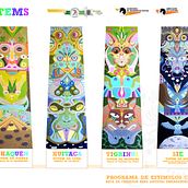 TOTEMS. Street Art, Sculpture, Traditional illustration, and Painting project by Babakid - 04.02.2020
