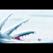 Snow storm. Animation, Concept Art, and Traditional illustration project by Lorena Loguén - 07.17.2019