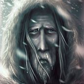 Tormenta de Nieve - Ilustración digital Ein Projekt aus dem Bereich Comic, Concept Art, Kreativität, Zeichnung, Porträtzeichnung, Digitale Zeichnung, Design von Figuren, Traditionelle Illustration, Digitale Illustration, Malerei und Digitale Malerei von Patricia Abal - 03.04.2020