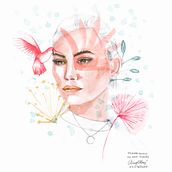 Mi Proyecto del curso: Retrato ilustrado en acuarela. Pencil Drawing, Artistic Drawing, Portrait Drawing, Digital Drawing, and Traditional illustration project by Anny Alvarez Delgadillo - 04.03.2020