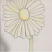 Dibujo 1: Margarita. Projekt z dziedziny  R, sunek, Trad, c i jna ilustracja użytkownika Bel PA - 03.04.2020