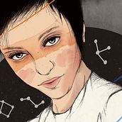 Retrato con acuarela digital (Procreate). Digital Illustration project by Fernando Ramirez Luque - 04.03.2020