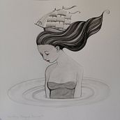 My project in Introduction to Illustration with India Ink course. Desenho artístico e Ilustração tradicional projeto de Sara Scatragli - 06.04.2020