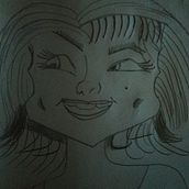 Retrato em lápis Sofia- semi-cópia . Un proyecto de Animación de personajes, Creatividad, Creatividad con niños, Dibujo a lápiz y Dibujo de Retrato de octaviaguerreiro - 03.04.2020