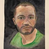 My project in Artistic Portrait with Watercolors course.  project by Jacqueline - 04.04.2020