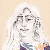 Lucia.submarine / Mi Proyecto del curso: Retrato con lápiz, técnicas de color y Photoshop. Un progetto di Illustrazione tradizionale di Lucía Submarine - 04.04.2020