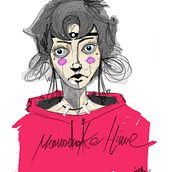 Mononoke Hime 2020. Traditional illustration project by Iñaki F. R. - 04.02.2020