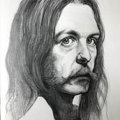 mi retrato del curso. Drawing, Pencil Drawing, Portrait Drawing, and Realistic Drawing project by maerbal - 04.10.2020