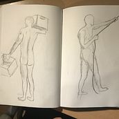 Cuerpo humano movimiento. Un progetto di Belle arti di Ian Ariño - 04.04.2020