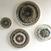 Mi Proyecto del curso: Tejido en telar circular. Un proyecto de Decoración de interiores, DIY y Tejido de Gabriela Contreras - 07.04.2020
