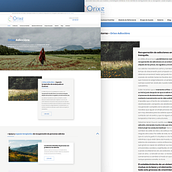 Diseño web Orixe Adiccións. Un proyecto de Desarrollo Web y Diseño Web de Emilio Pérez - 05.04.2020