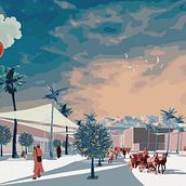 Marrakech dreaming. 2D Animation project by Giulia Sicignano - 04.05.2020