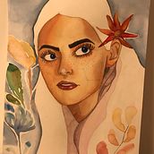 Mi Proyecto del curso: Retrato ilustrado en acuarela Ein Projekt aus dem Bereich Aquarellmalerei von amayaizaguirre - 05.04.2020