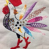 Mi Proyecto del curso: Técnicas de bordado: ilustrando con hilo y aguja. Embroider project by Azalea Haydée Balderas Ramos - 04.12.2020