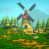My project in Low Poly Set Modeling for Video Games course. 3D project by evolver3d - 04.05.2020