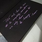 Mi Proyecto del curso: Caligrafía inglesa de la A a la Z. Artes plásticas, e Caligrafia projeto de Mayle Sánchez - 05.04.2020