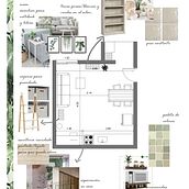 Mi Proyecto del curso: Diseño de interiores para Espacio Multifuncional. 3D, Arquitetura, Arquitetura de interiores, e Design de interiores projeto de Carolina Buri - 06.04.2020
