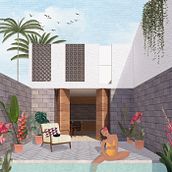 My project in Graphic Representation of Architectural Projects course. Un proyecto de Ilustración arquitectónica de Camila Concepcion Morilla - 06.04.2020