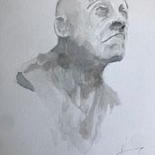 Mi Proyecto del curso: Retrato artístico en acuarela. Projekt z dziedziny  Architektura użytkownika Adrián Exeni - 06.04.2020