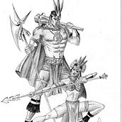 Mi Proyecto del curso: Ilustración para cómics: anatomía de un superhéroe. Un progetto di Fumetto di Richard Becerra - 06.04.2020