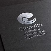 Logo Genvita - Reproductive Medicine Institute. Br, ing, Identit, Logo Design, and Graphic Design project by Paulina Vitti - 03.10.2017