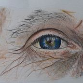 Mi Proyecto del curso:  Retrato realista con lápices de colores. Un proyecto de Dibujo a lápiz de Irina Nuñez Glahn - 07.04.2020