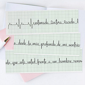 Cuando tu corazón hable de vos, que hable bien. Desenho tipográfico, e Lettering projeto de Caro Marando - 07.04.2020
