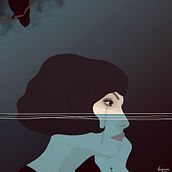 Grief (Duelo). Digital Drawing project by Virginia - 04.07.2020