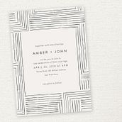 Pattern Play wedding invitation. Een project van Patroonontwerp van anelle - 07.04.2019