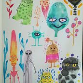 Mi Proyecto del curso: Técnicas de ilustración para desbloquear tu creatividad. Projekt z dziedziny  R i sunek użytkownika ana_canuelo - 07.04.2020