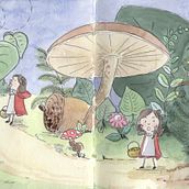 Little Red Riding Hood - lost in Wonderland My project in Narrative Techniques for Illustrated Stories course. Children's Illustration, Traditional illustration, Watercolor Painting, Stor, telling, Stor, board, Narrative, and Fiction Writing project by nerdanel - 04.22.2020