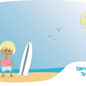 summer time. Digital Drawing, Children's Illustration, and Vector Illustration project by emm_a - 04.07.2020