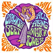 Sleeve and label art for "All Along the Watchtower" by Braunski Beet. H, Lettering, and Traditional illustration project by Marty Braun - 04.08.2020