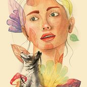 Mi Proyecto del curso: Retrato ilustrado en acuarela.  project by Natalia Vidal - 04.08.2020